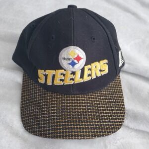 Vintage Logo Athletics Pro Line Pittsburgh Steelers NFL Strapback Hat